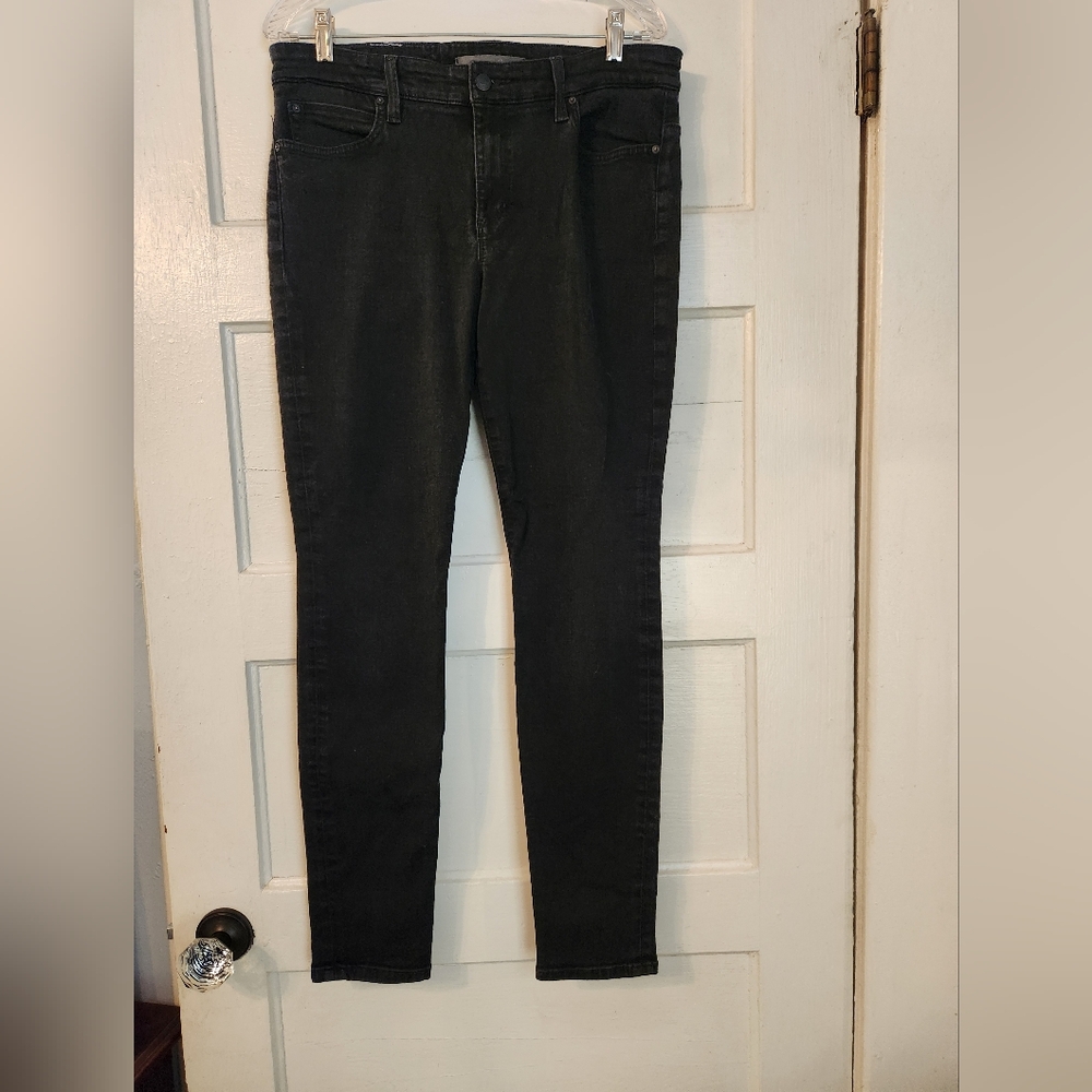 Joe's Jeans ICON Skinny Jeans, Black, Mid Rise, Denim. Sz 32. EUC 30 inch inseam